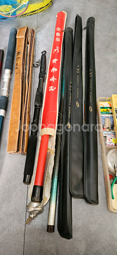 낚시용품 원다 낚시대 청풍 반도 등 일괄--1