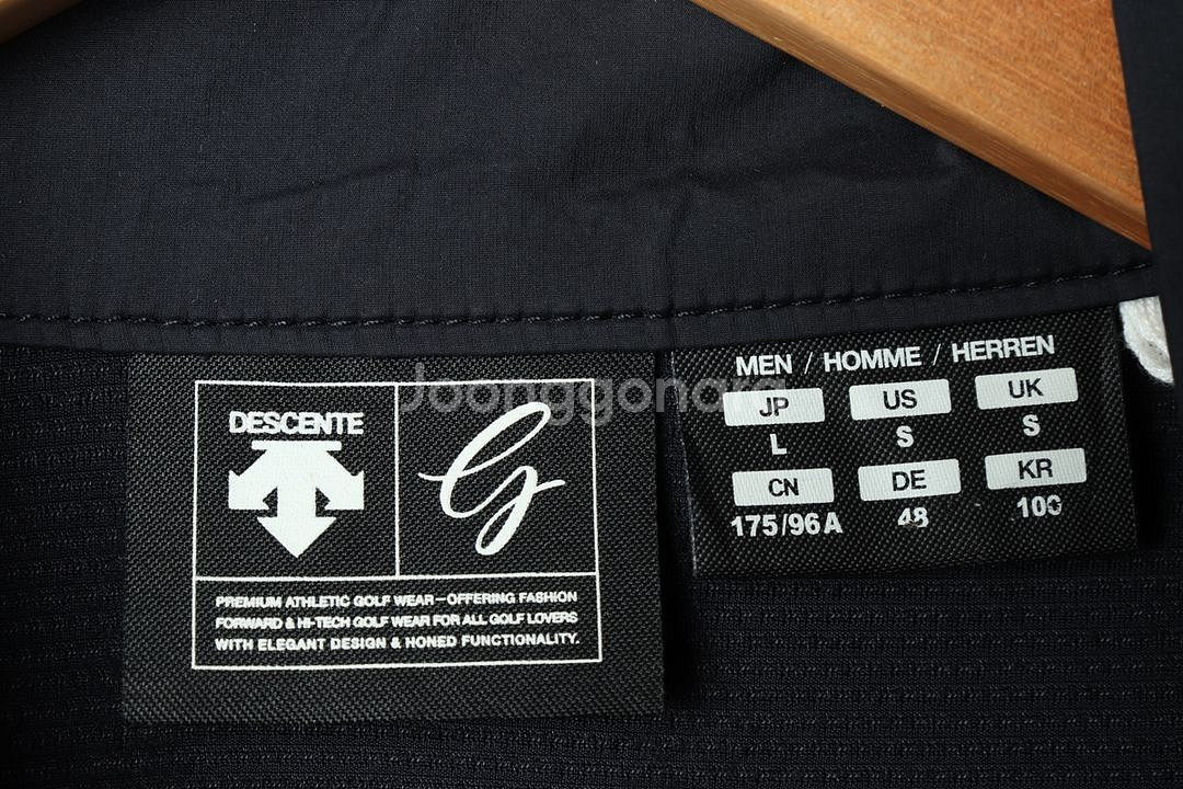 (L) 데상트 집업 바람막이 점퍼자켓 조끼 기능성--5