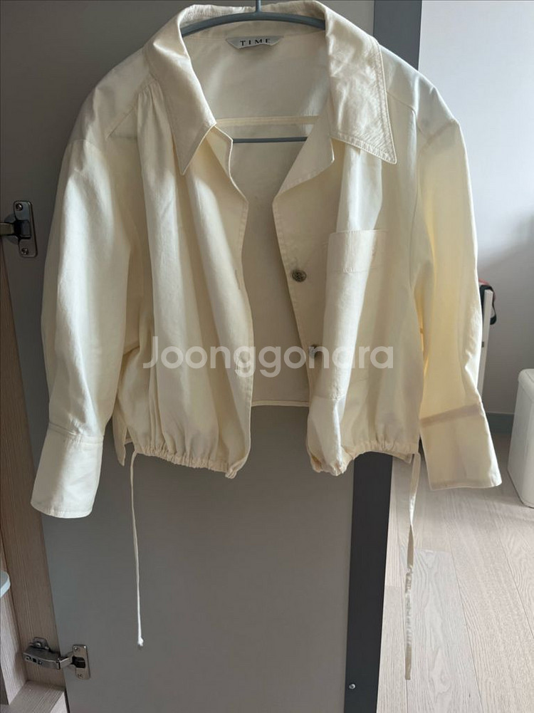 타임 크롭 블라우스 자켓--0