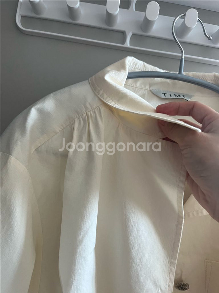 타임 크롭 블라우스 자켓--1