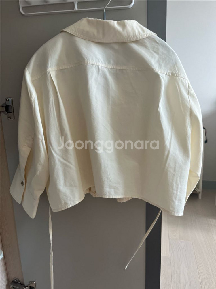 타임 크롭 블라우스 자켓--3