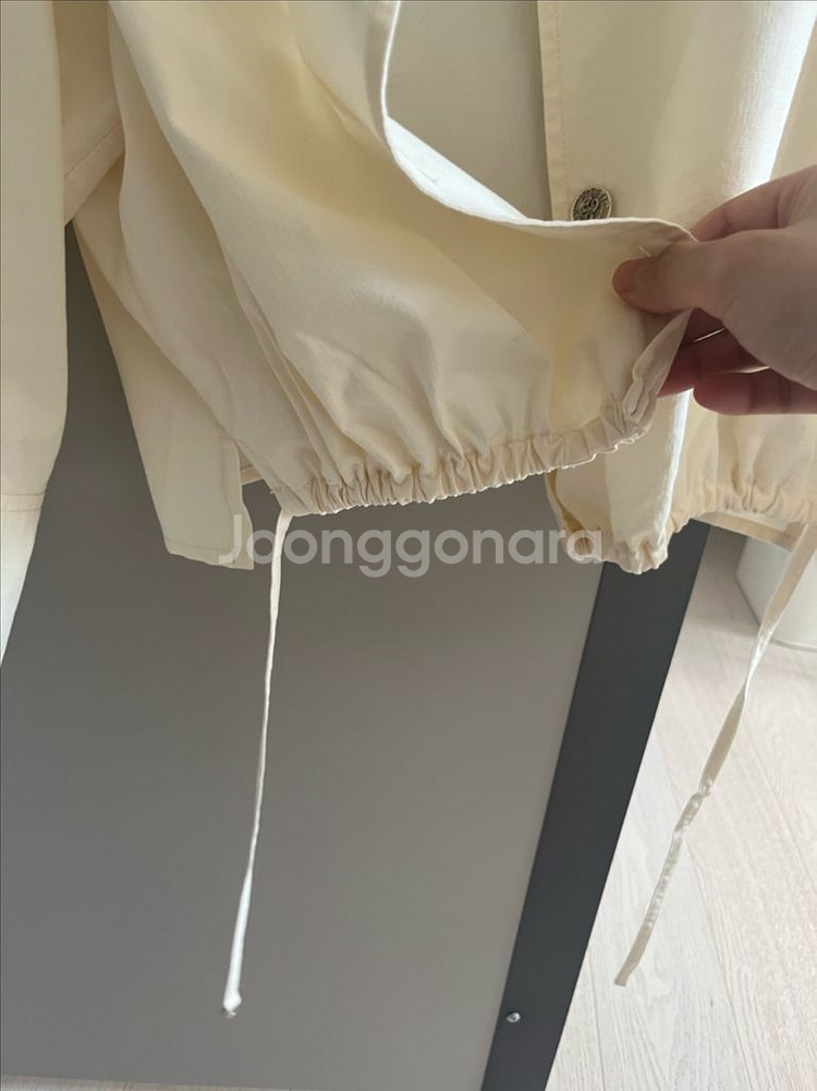 타임 크롭 블라우스 자켓--2