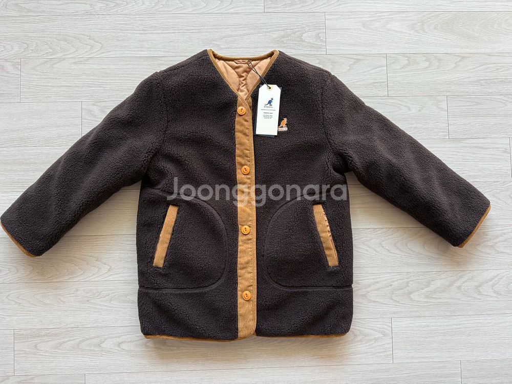 캉골 130 양면 패딩 새상품--0