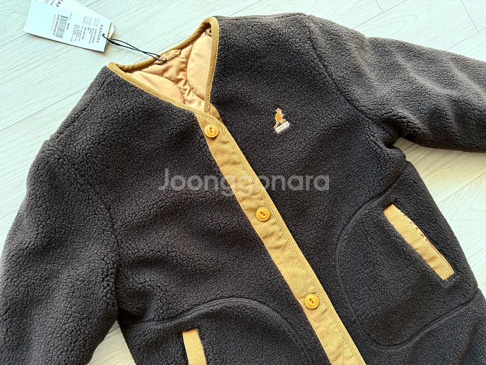 캉골 130 양면 패딩 새상품--2