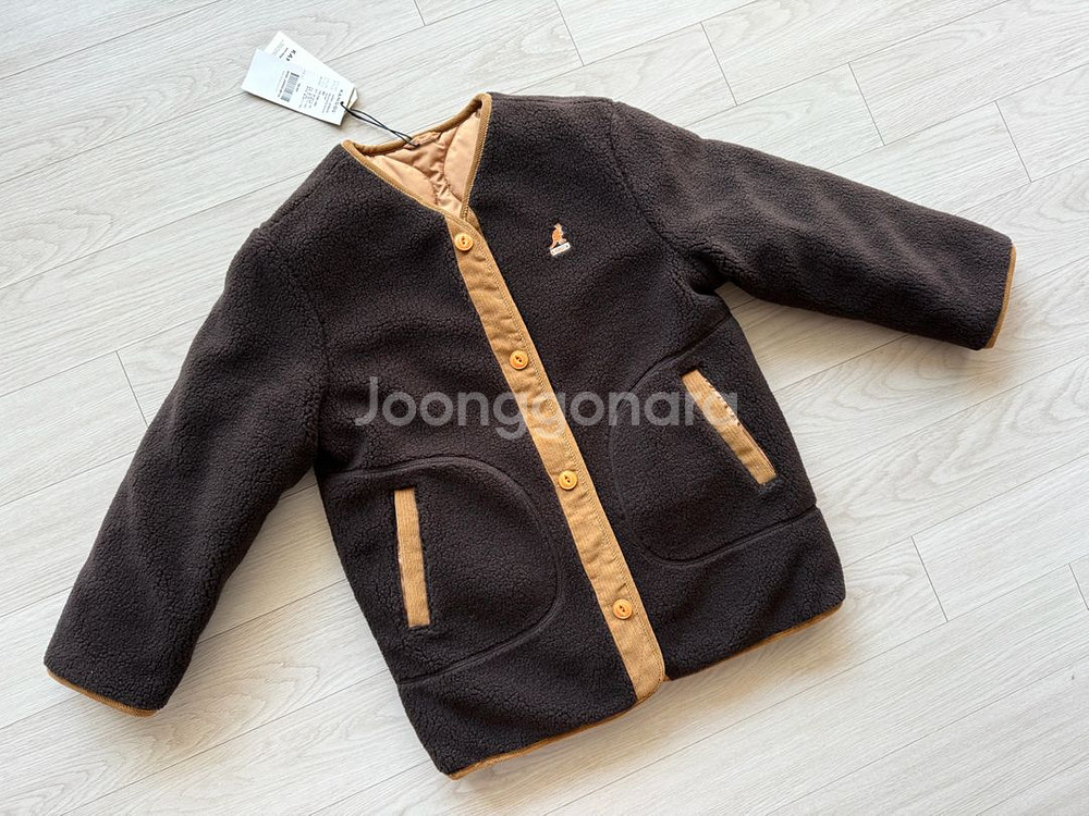 캉골 130 양면 패딩 새상품--1