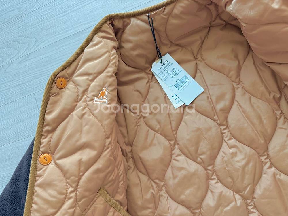 캉골 130 양면 패딩 새상품--3