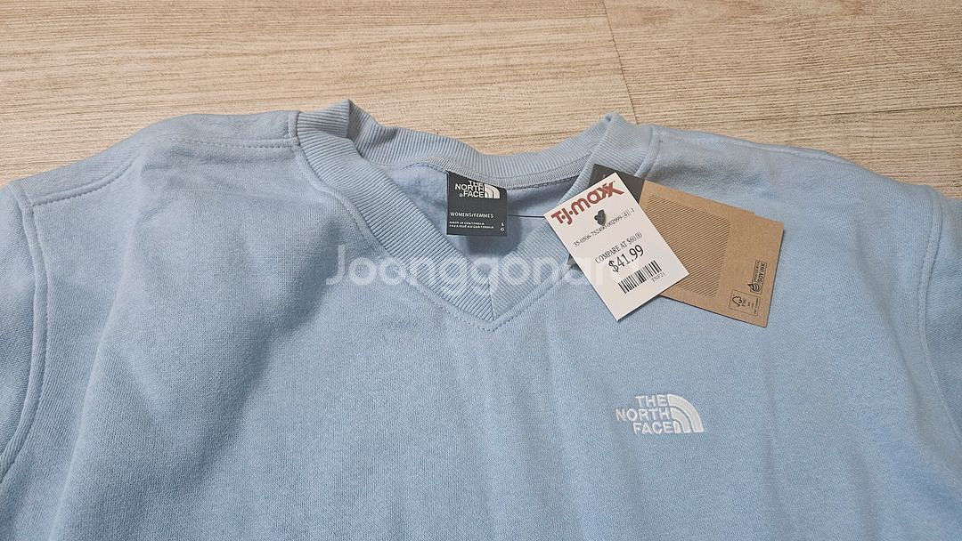 노스페이스 기모 맨투맨 L사이즈--1