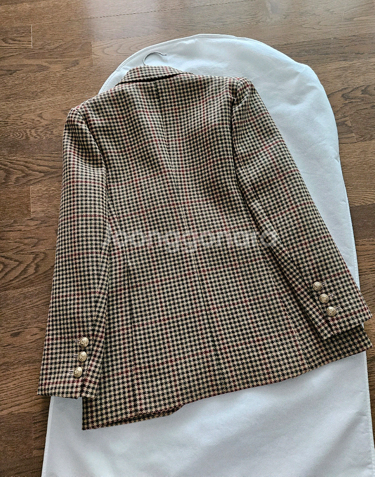 쎄모먼Cemoment Jaena Check Jacket--6