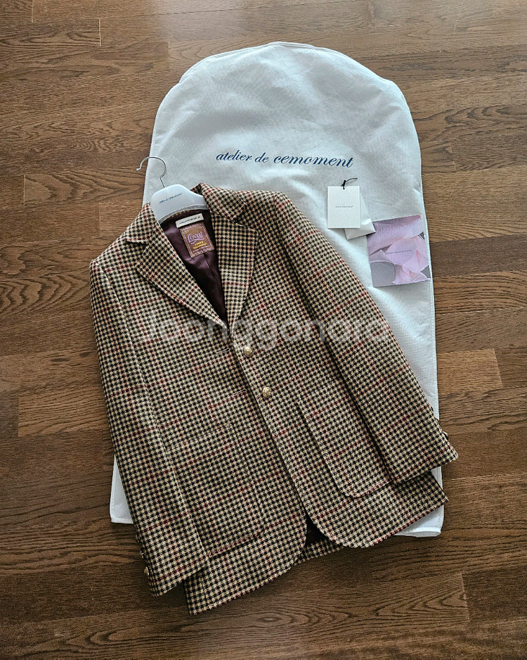 쎄모먼Cemoment Jaena Check Jacket--4