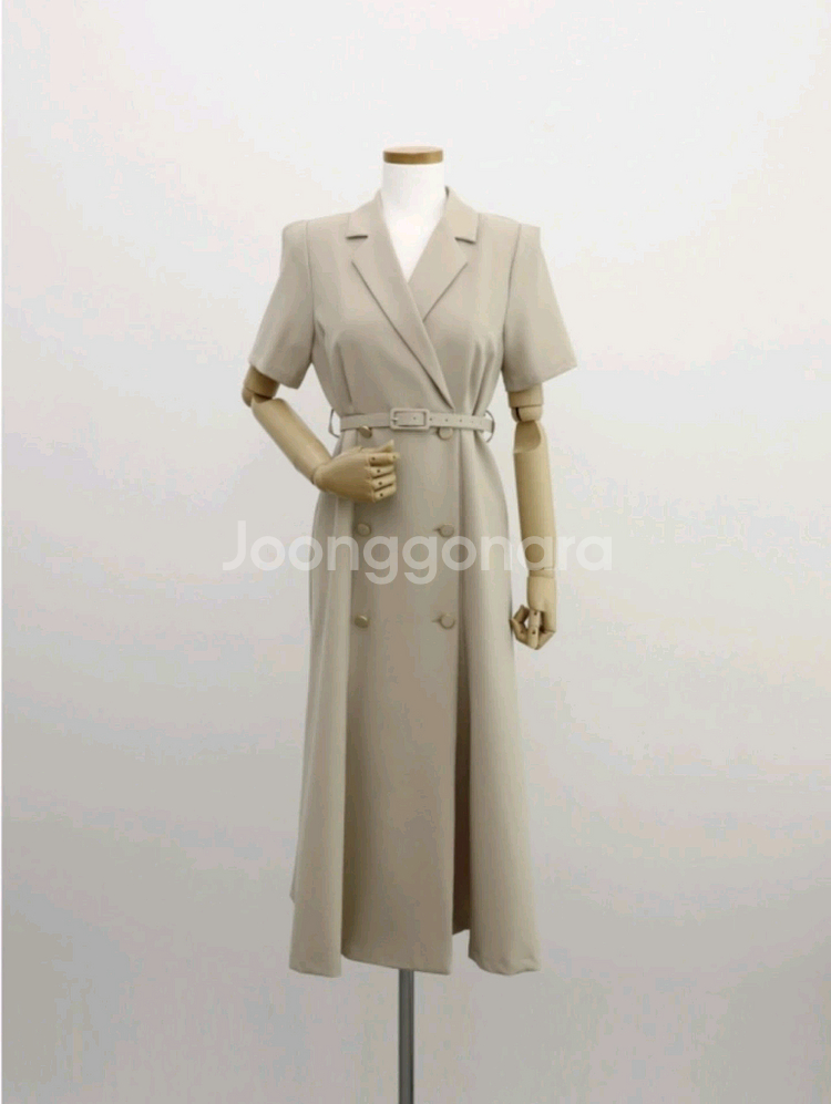 더블자켓 롱원피스 여름 하객드레스--0