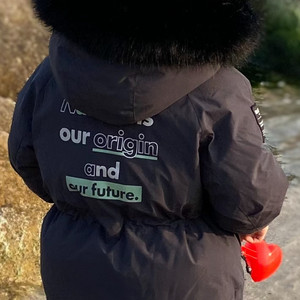 블랙야크 구스패딩점퍼 120 택포가격 상태양호