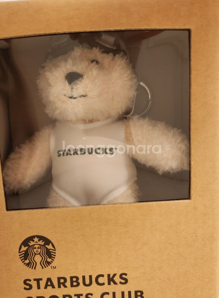 스타벅스 베어리스타 수영 키링 여자--0