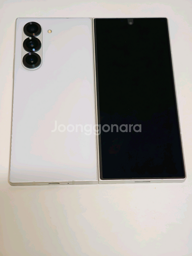 갤럭시 폴드6 1TB 화이트 자급제 색상 1일사용--7