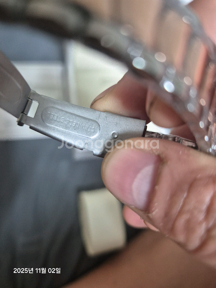 샤넬 s.t 로즈골드 시계--2