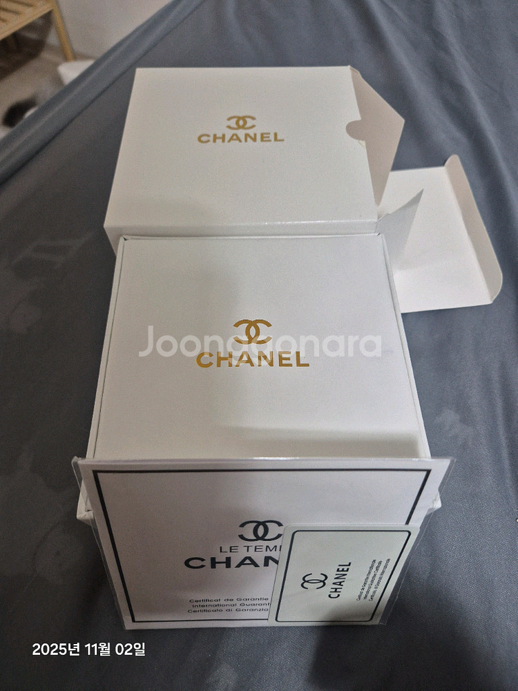 샤넬 s.t 로즈골드 시계--5