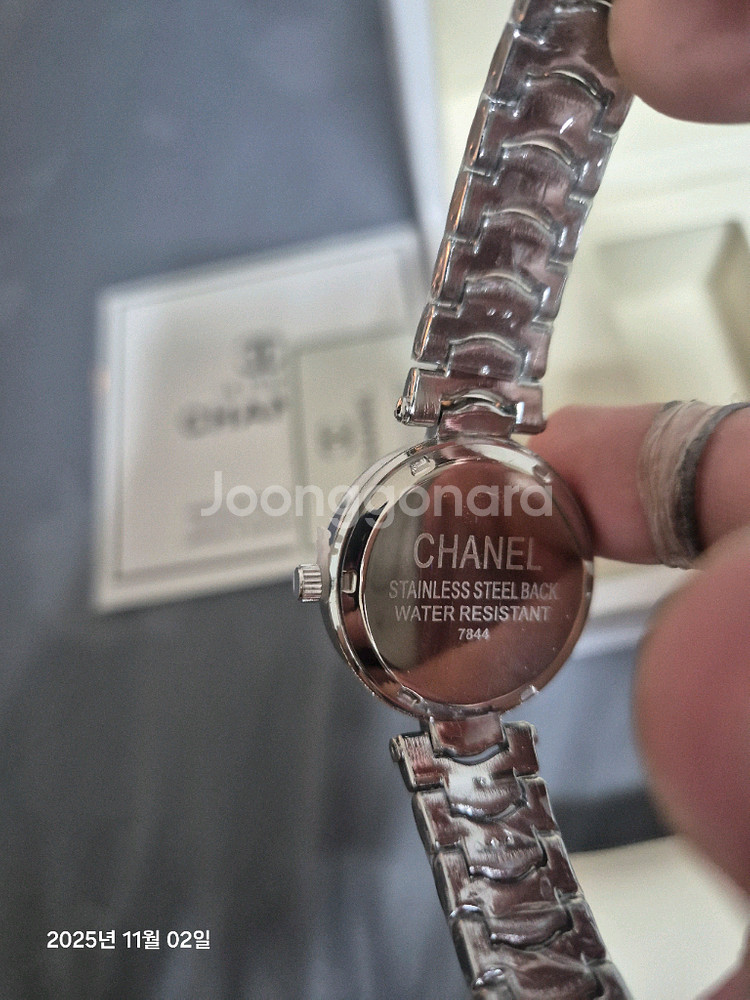 샤넬 s.t 로즈골드 시계--3