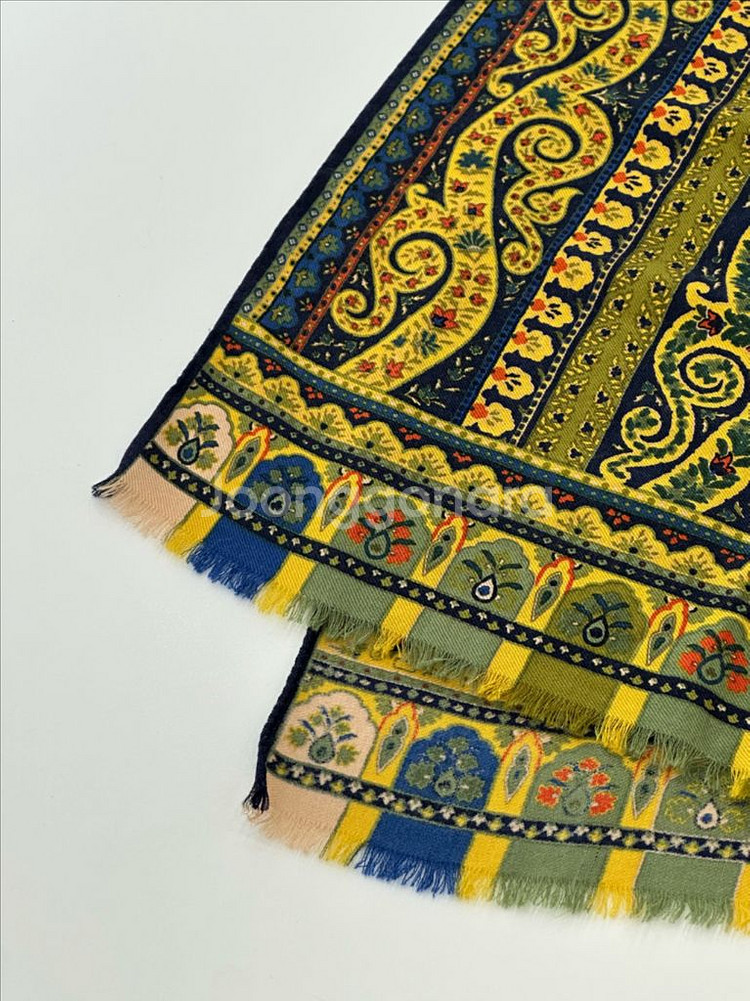 에트로 울 실크 머플러--0