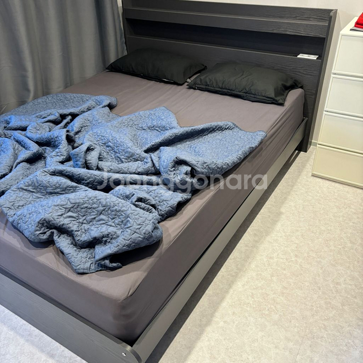 [매트리스증정]LED 호텔 침대 조명 헤드 슈퍼싱글 퀸--6