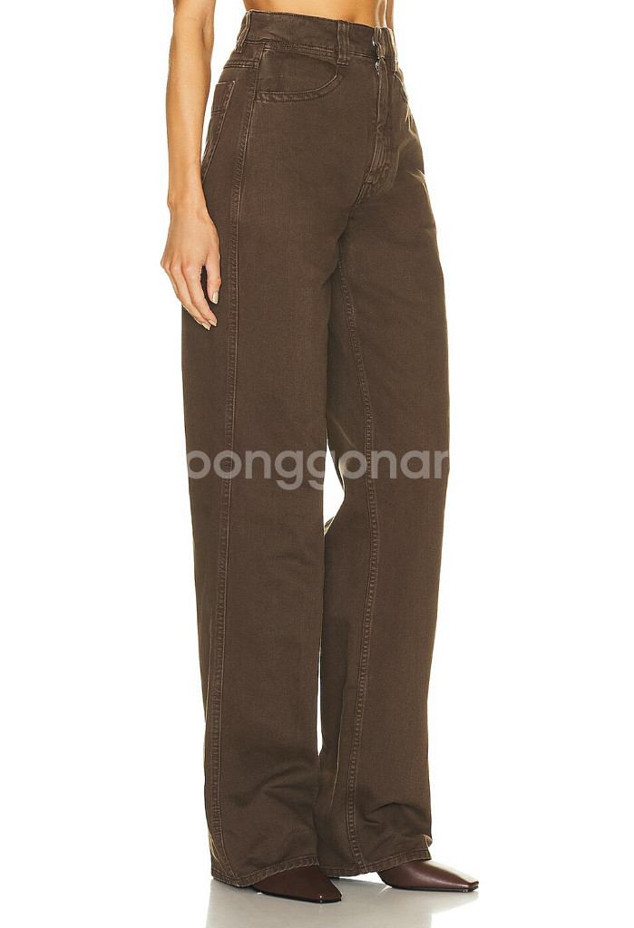 르메르 하이웨스트 다크브라운 데님진--0