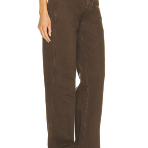 르메르 하이웨스트 다크브라운 데님진