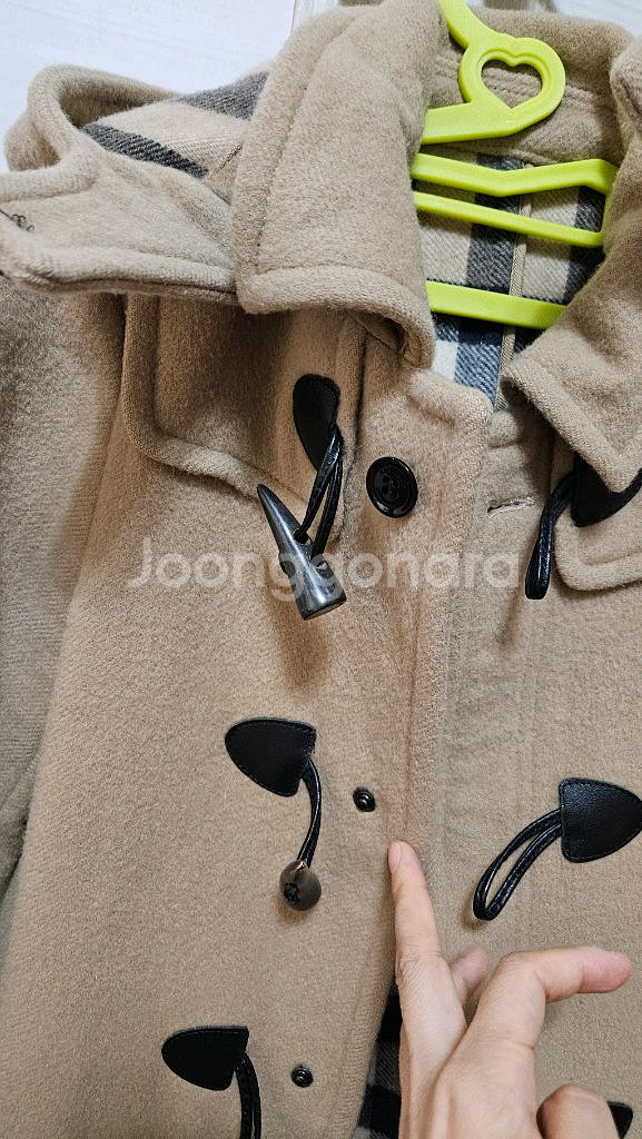 버버리 칠드런 코트 8y--2