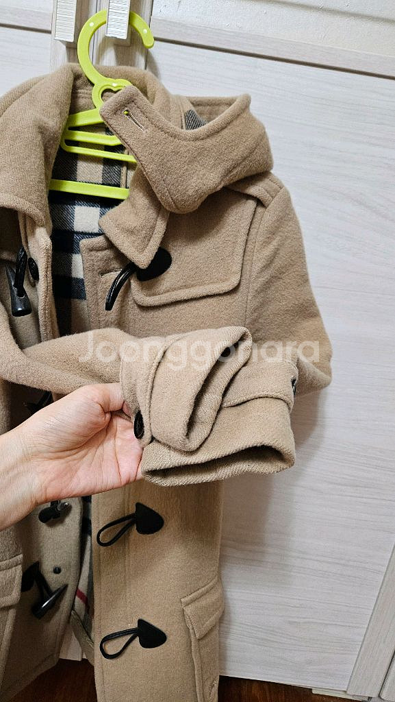 버버리 칠드런 코트 8y--3