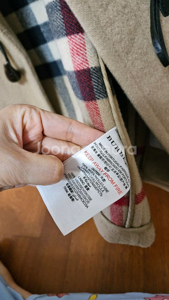 버버리 칠드런 코트 8y--8