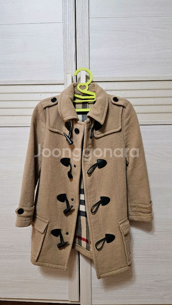 버버리 칠드런 코트 8y--9