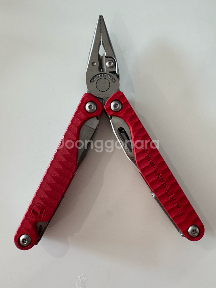 레더맨CHARGE PLUS G10 레드 팝니다--0