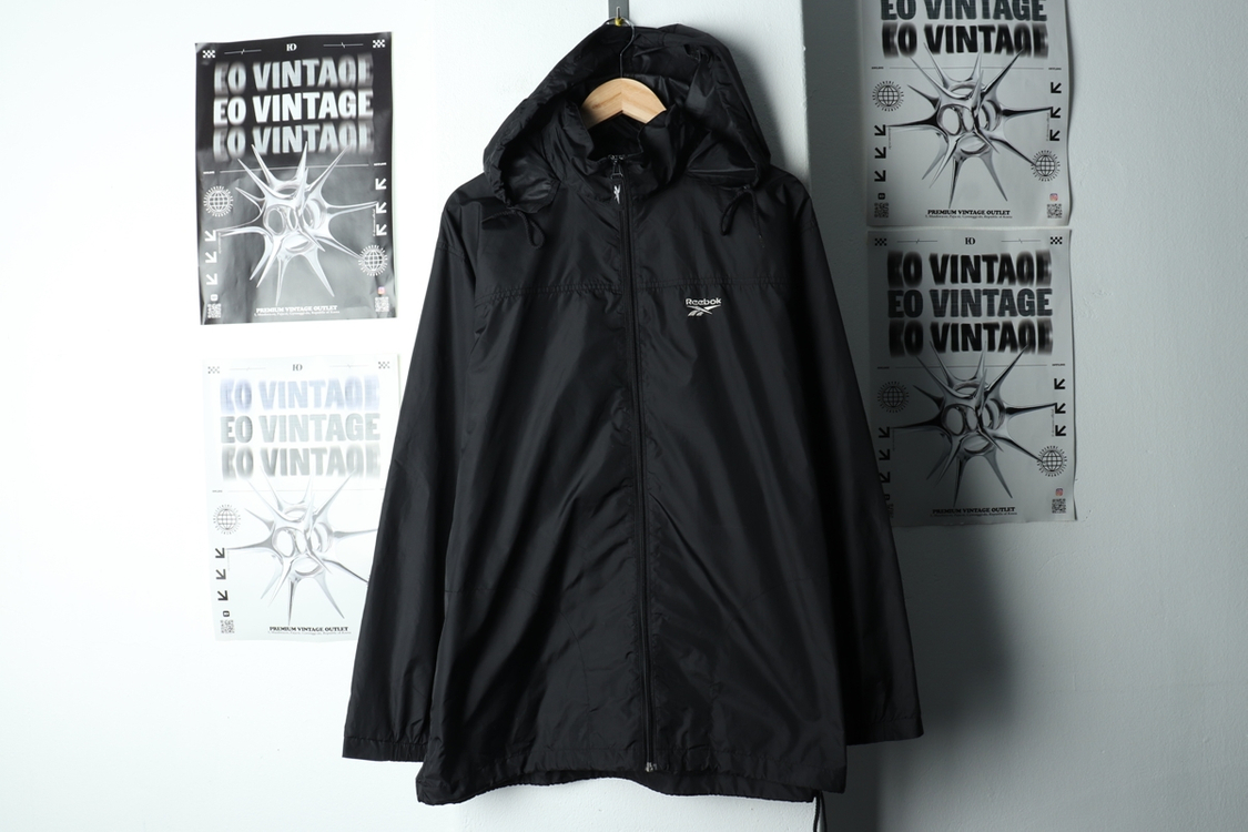 (XL) 리복 집업 바람막이 점퍼자켓 년 블랙--1