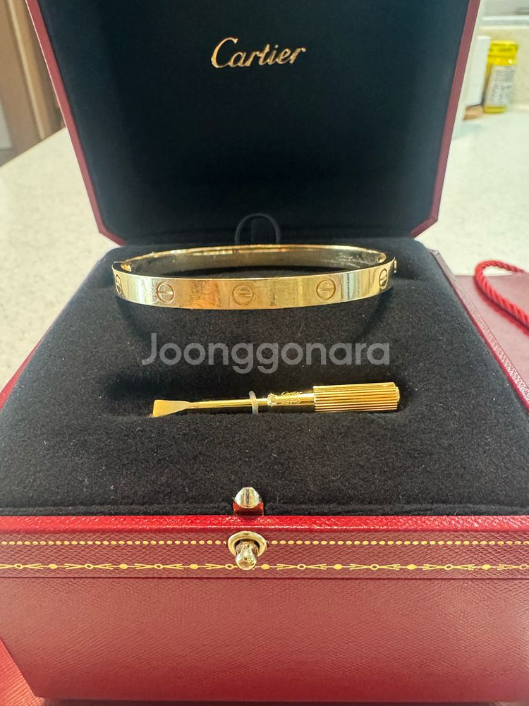 까르띠에 러브팔찌 19호 백화점풀셋--1
