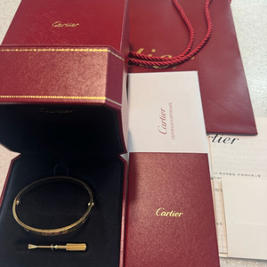 까르띠에 러브팔찌 19호 백화점풀셋