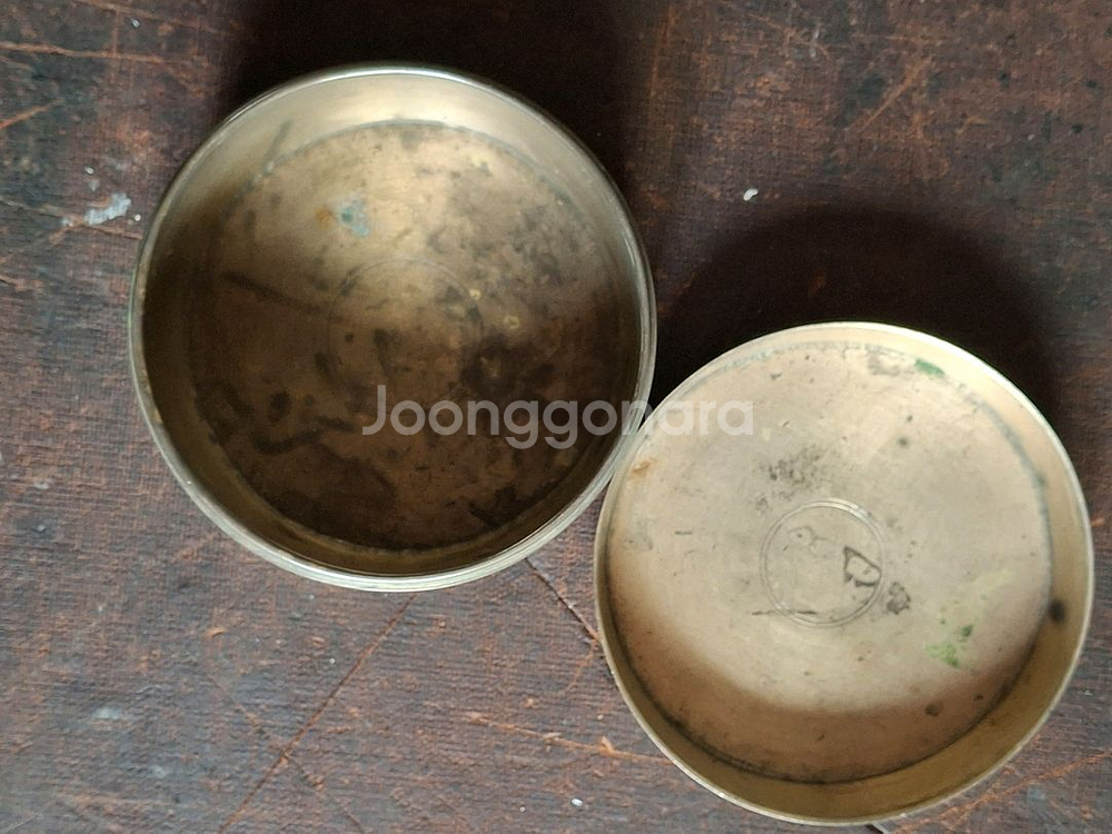 빈티지 놋 향합--4