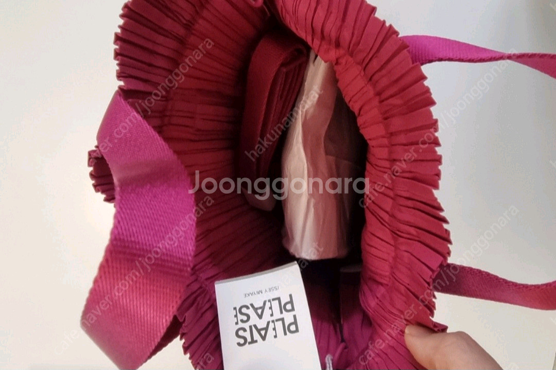 이세이미야케 플리츠플리즈 토트백 새상품--4