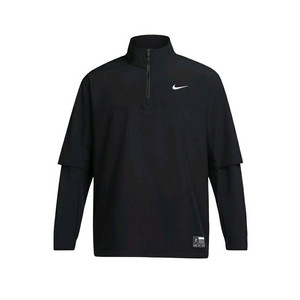 나이키 골프 클럽 드라이핏 하프 집 자켓 블랙