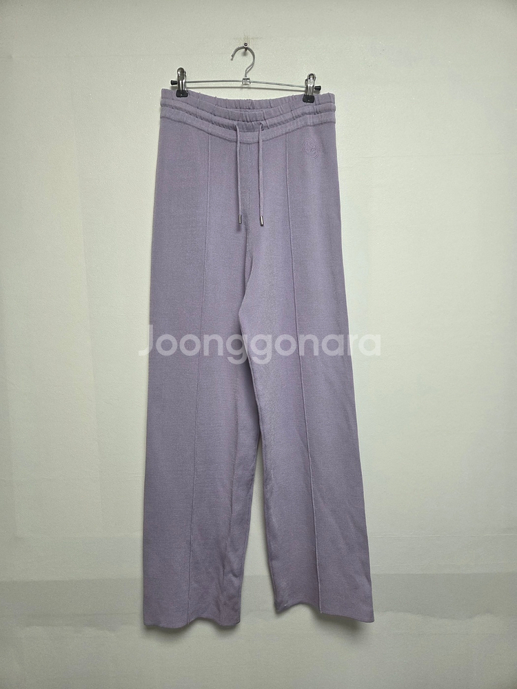 산드로 니트 스트레이트 레그 팬츠 연퍼플(S)--0