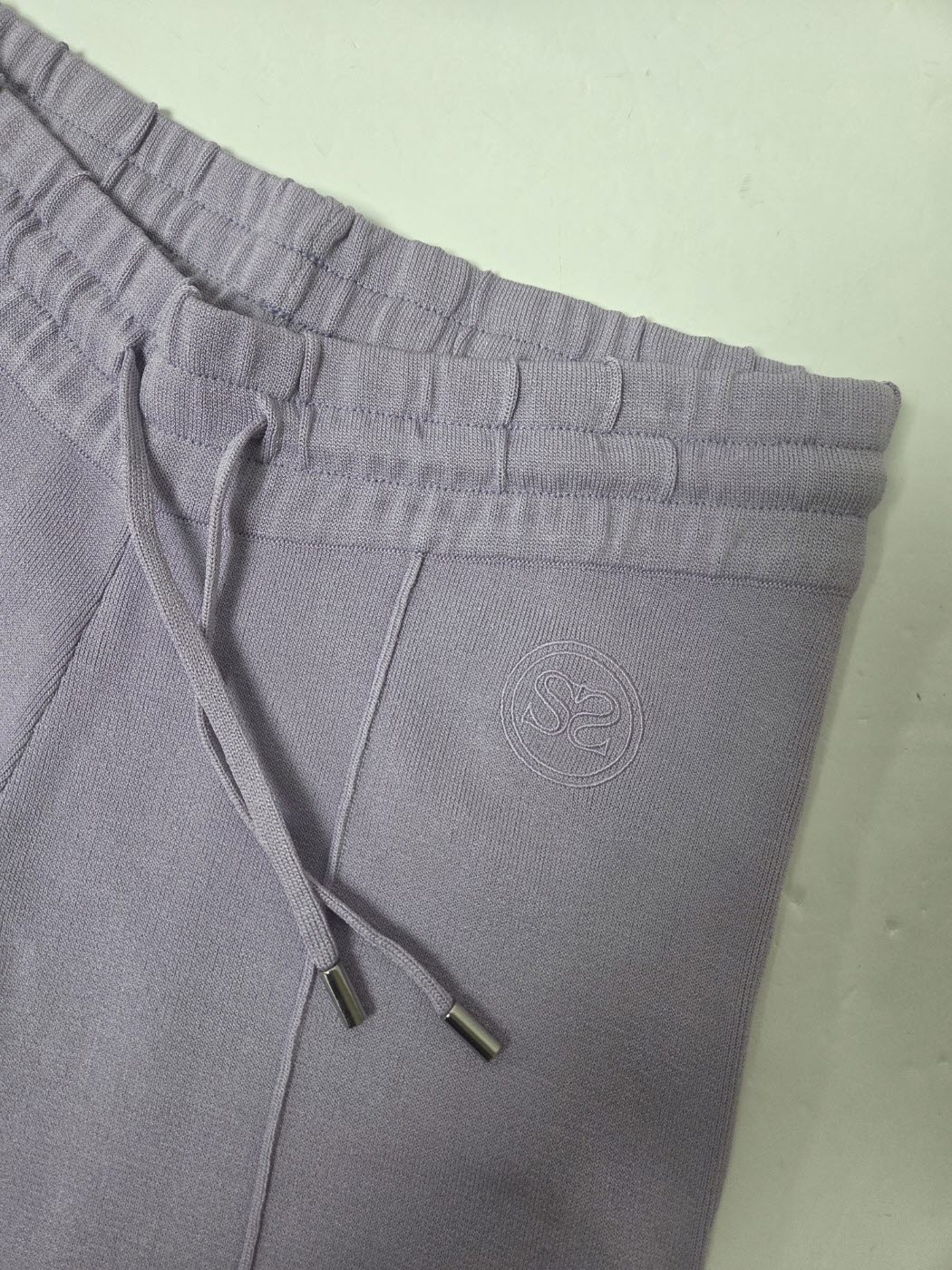 산드로 니트 스트레이트 레그 팬츠 연퍼플(S)