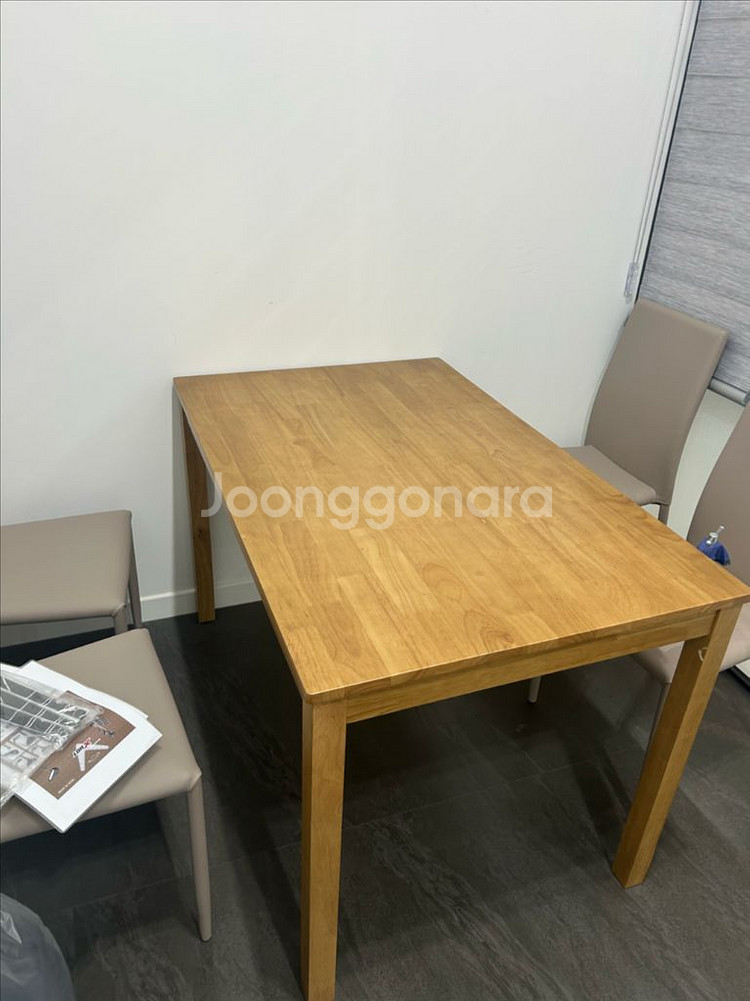 원목 식탁 의자 세트(리바트)--2