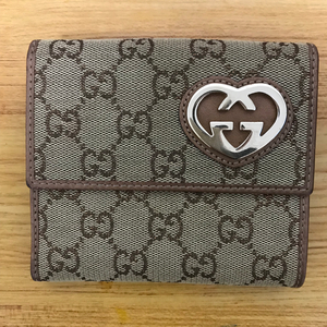 구찌 하트 지갑