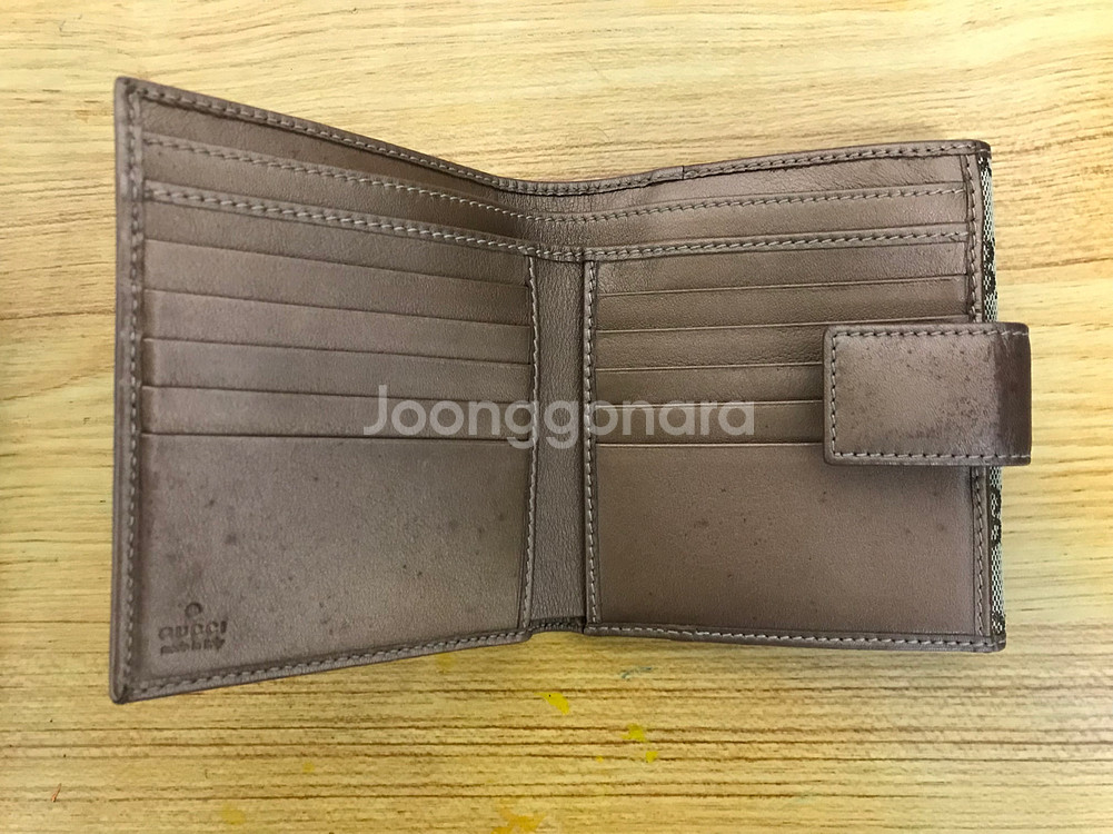 구찌 하트 지갑--3