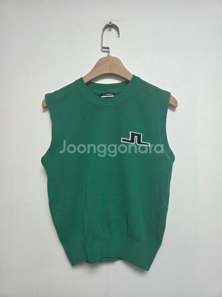 제이린드버그 여성 시빌라 메쉬 스웨터 베스트 그린(XS)--0