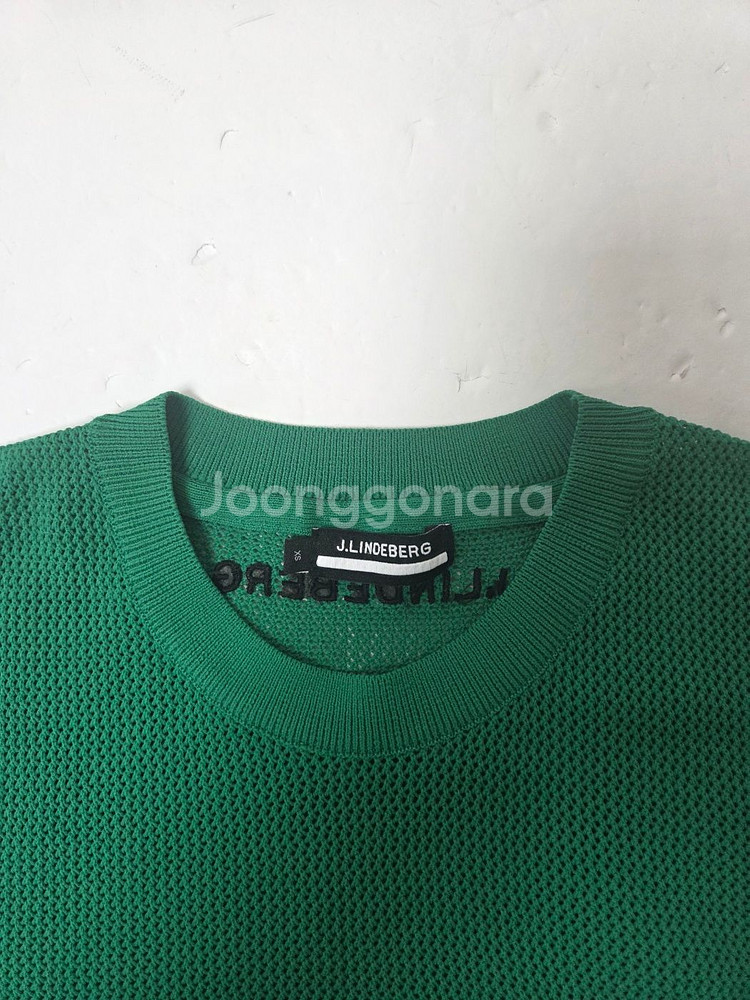 제이린드버그 여성 시빌라 메쉬 스웨터 베스트 그린(XS)--4