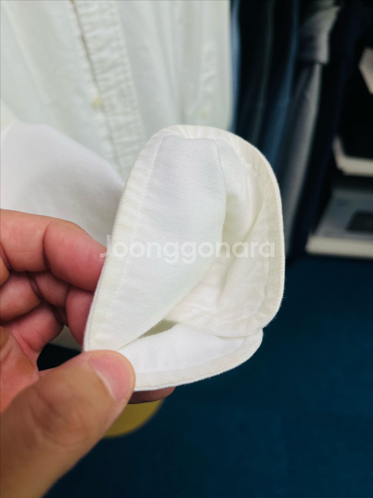 [XL] 폴로 멀티로고 클래식 핏 옥스포드 셔츠 화이트--2