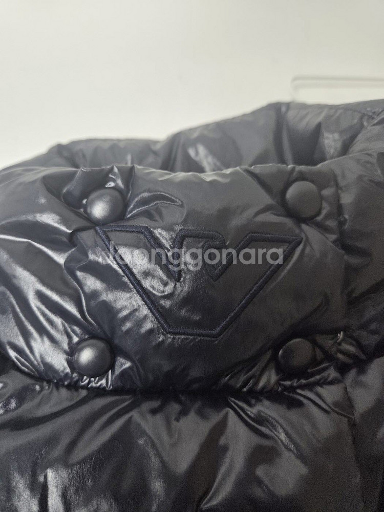 엠포리오 아르마니 키즈 샤이니 다운 패딩 네이비(12A)--3