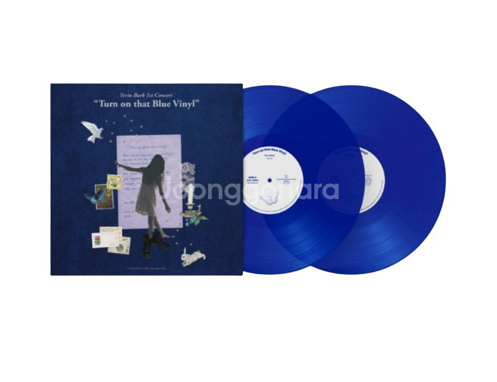[미개봉] 백예린 블루 바이닐 라이브 LP 팝니다--1