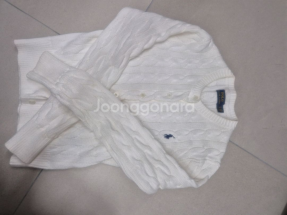 폴로 랄프로렌 케이블 니트 가디건--3