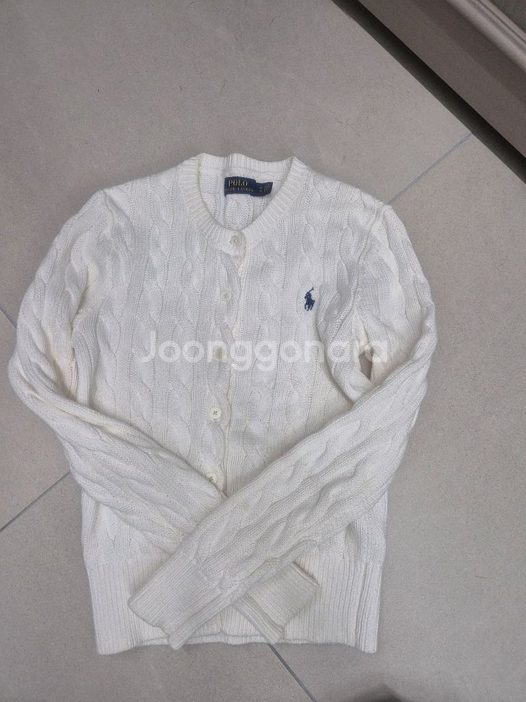 폴로 랄프로렌 케이블 니트 가디건--1