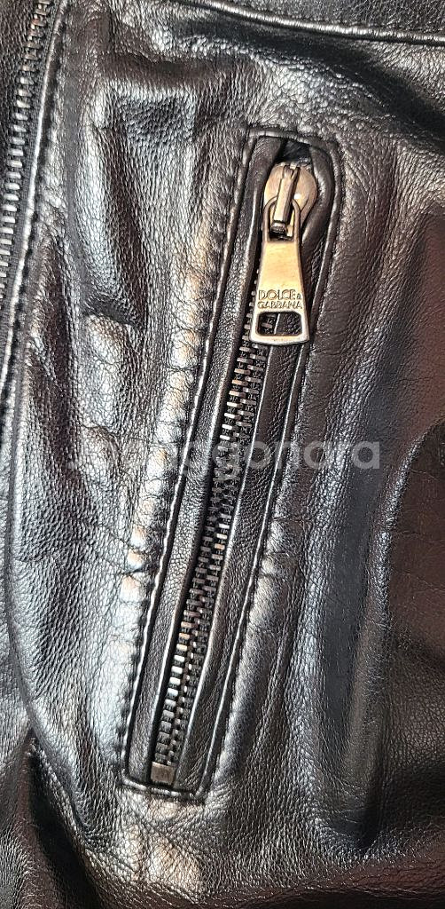 돌체앤가바나 양피 가죽 자켓--6