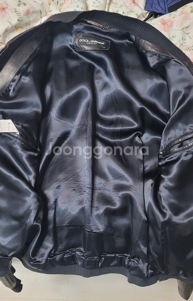 돌체앤가바나 양피 가죽 자켓--2