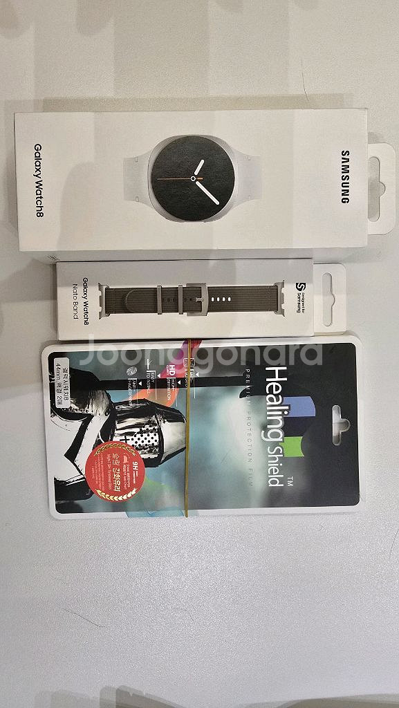 갤럭시워치8 44mm 실버 풀박스 S급 나토밴드+필름--0